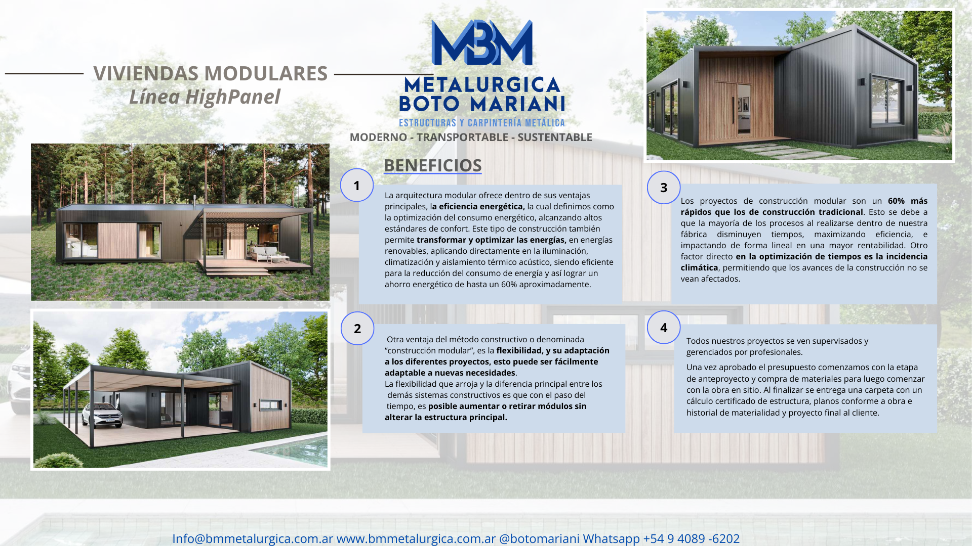 Construcción Modular - Metalurgica Boto Mariani