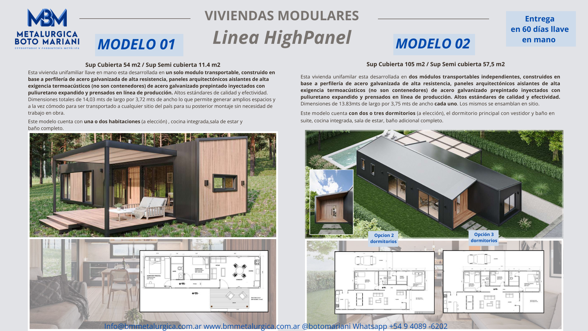 Modelo 01 - Vivienda Compacta
