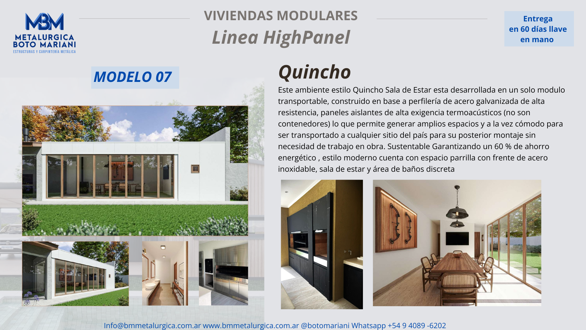 Modelo 07 - Quincho Modular