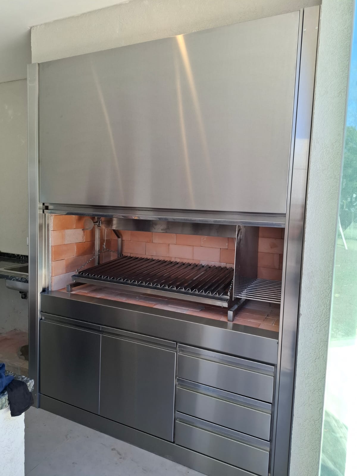 Parrilla con frente de acero inoxidable Premium - foto 7